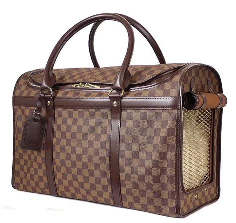 louis vuitton dog carrier 50|designer dog harness louis vuitton.